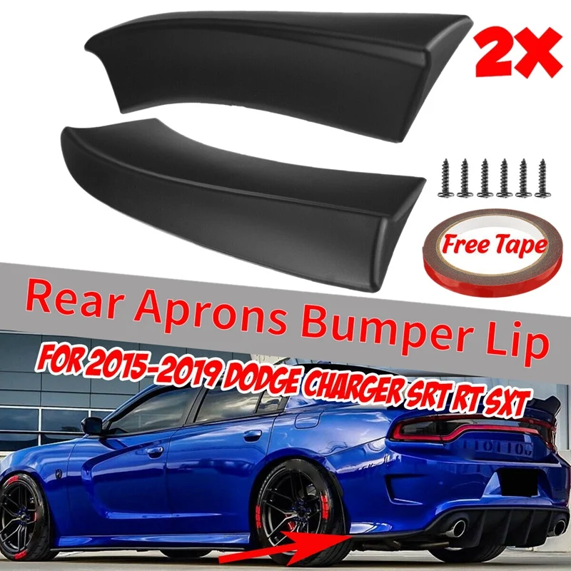 Car Rear Bumper Lip Splitters Canards Side Aprons Cover for Dodge Charger SRT RT SXT 2015-2021 | Автомобили и мотоциклы