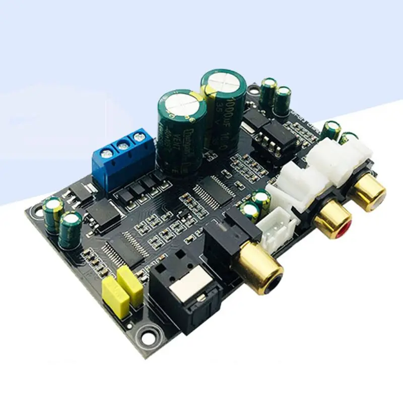 Hi-Fi CS8416 + CS4398 24 бит 196 кГц чип коаксиальный оптоволоконный DAC декодер плата для