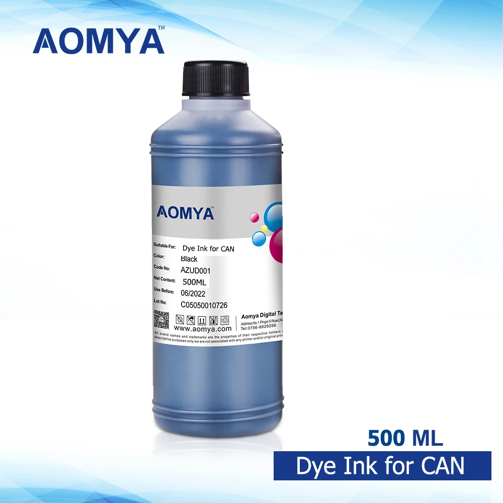 

[500ml BK] High Quality Refill Dye Ink For Canon PGI150/250/350/450/550/650/750/850 CISS Ink For Canon Printer Refill Ink Kit