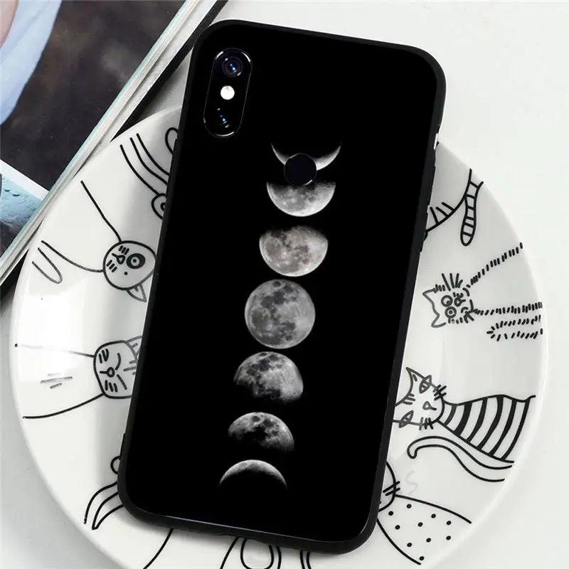 

Moonlight Moon phases Earth universe Phone Case For Xiaomi Redmi 4x 5 plus 6A 7 7A 8 mi8 8lite 9 note 4 5 7 8 pro