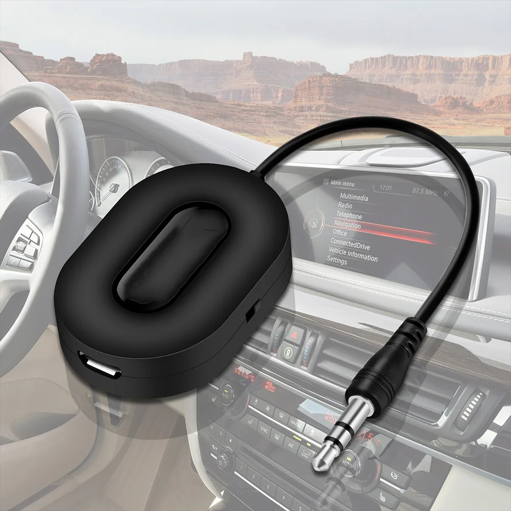 Автомобильный аудиоприемник Bluetooth 3 5 мм с микрофоном для автомобиля | Автомобили