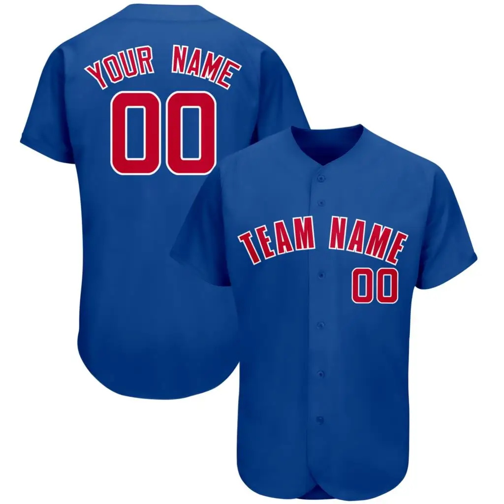 

High Quality Custom Baseball Jersey Stitch Team Name,Number Training Full Botton Sportswear Casual Athletic Shirts for Men/Youth