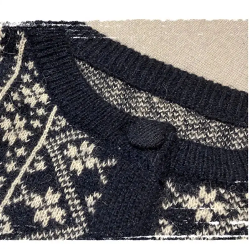 

Vintage crew neck sweater women's cardigan new loose and lazy knit top for autumn and winter 2020