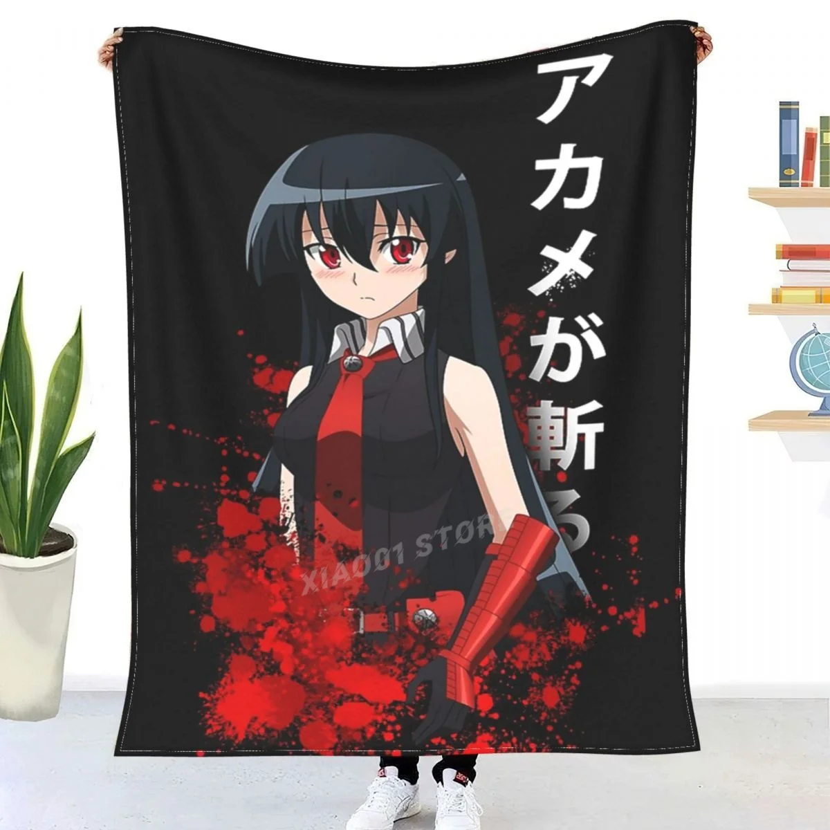 

Akame Ga Kill Throw Blanket Sherpa Blanket Bedding soft Blankets