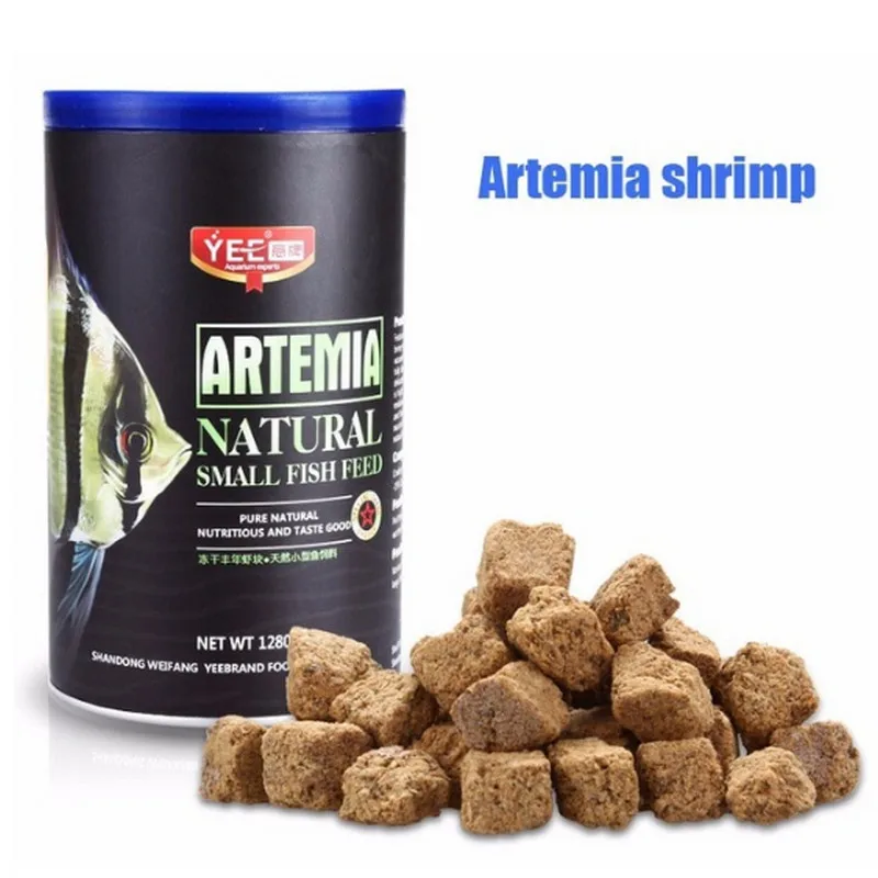 YEE Dry Red Blood Worm Freeze-dried brine Shrimp Artemia Small Fish Feed Food Display Tropical Bucket Guppy Goldfish Aquarium | Дом и сад