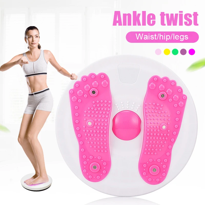 

Twisting the Waist Plate 27.5cm Rotatable Fitness Disc in Place Sport Slimming Device Tummy Twister for Home Office TK-i