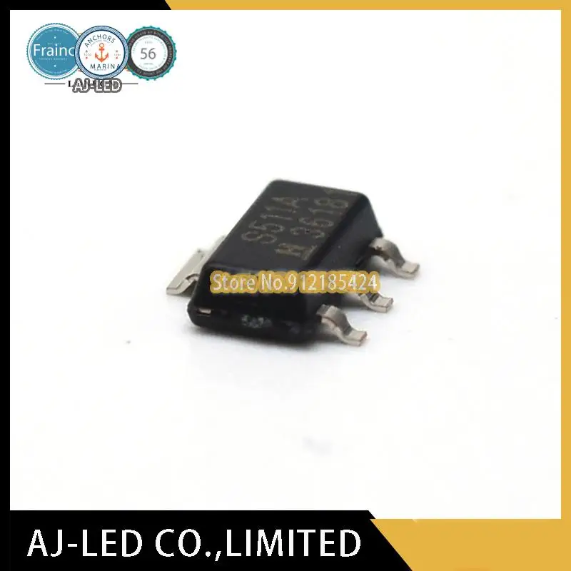 10 шт./лот SS511AT биполярный защелкивающийся Датчик Холла S511A SMD SOT89 | Электронные