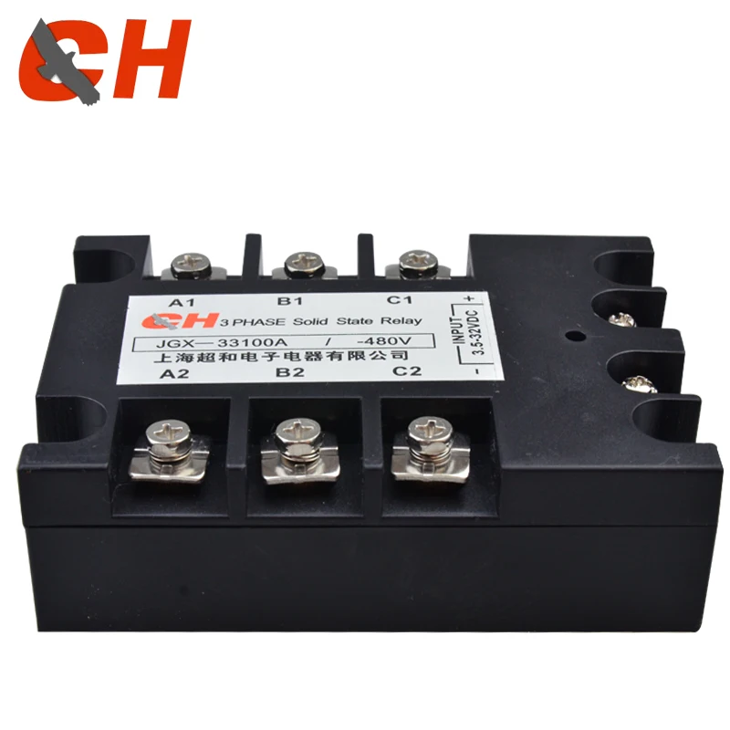 40A 60A 80A 100A SSR 3 Phase Solid State Relay JGX-100 AC to JGX Three Rele | Обустройство дома