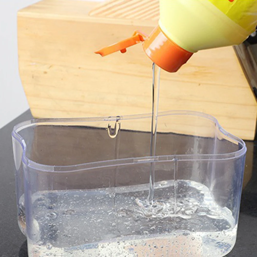 

Hand Press Liquid Soap Pump 2 in 1 Automatic Soap Dispenser for Kitchen Bathroom Soap Organizer Kitchen Cleaner Tools
