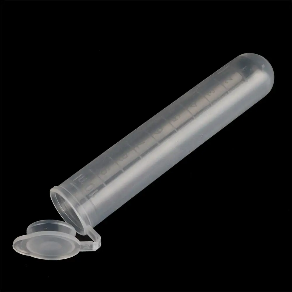 10 шт. Пластиковые мл крышки оснастки с круглым дном центробежная тестовая трубка