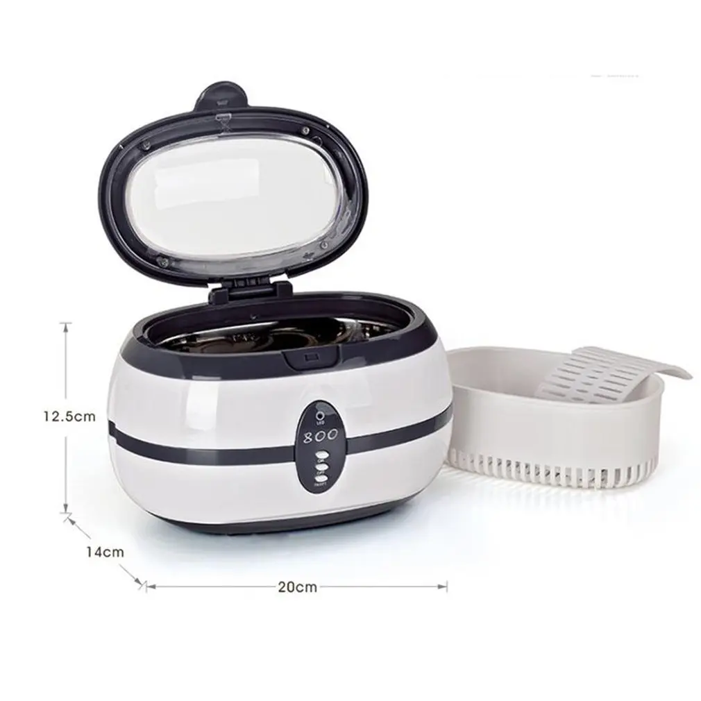 

VGT-800 600ml Ultrasonic Cleaner Bath Timer Jewelry Brush Razor Parts Ultrasound Cleaning Machine