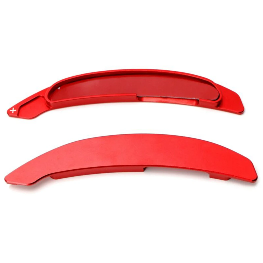 

2pcs Steering Wheel Paddle Shifter Extension Accessories Red Replacement