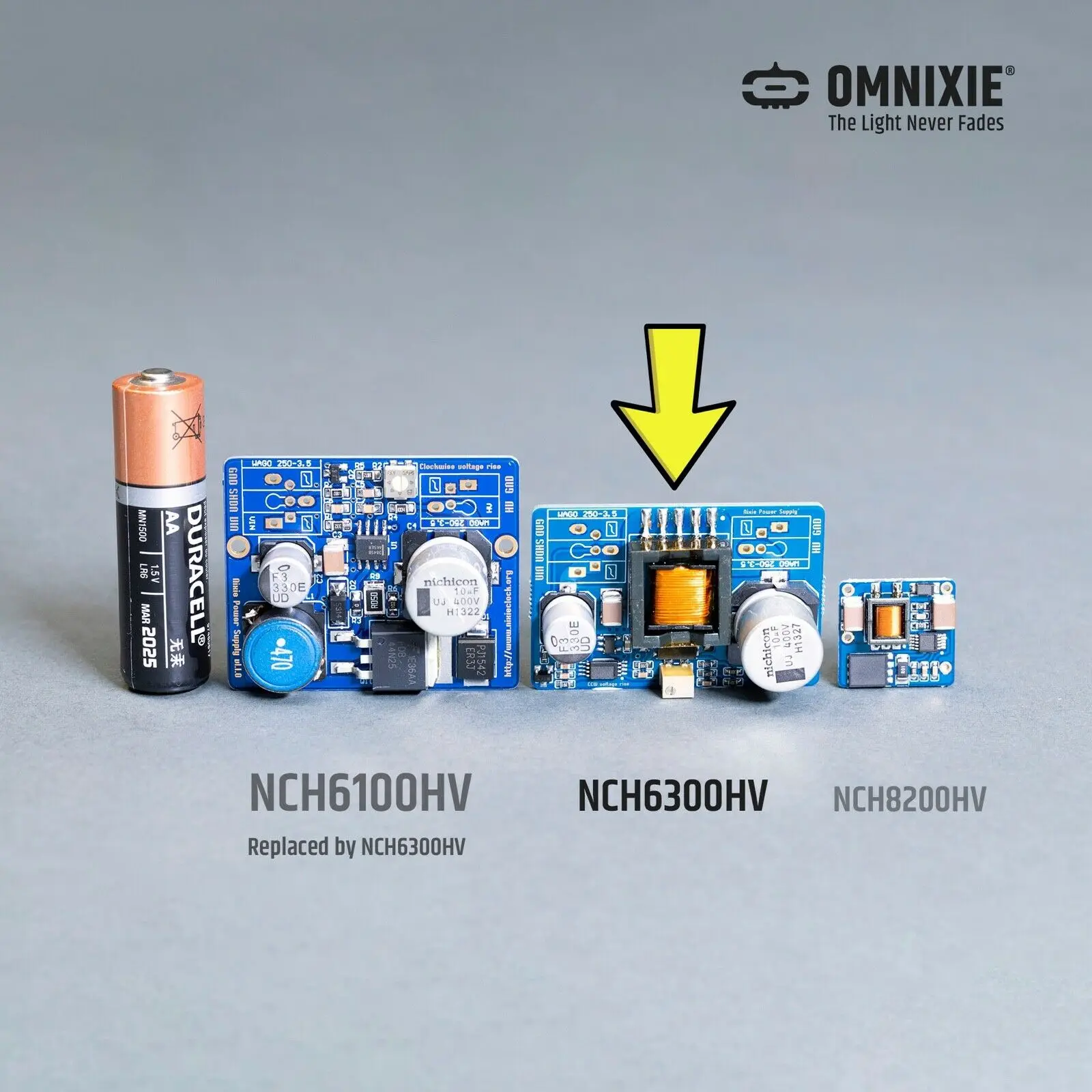 Модуль повышения напряжения Nch6300hv светящаяся трубка nixie Литиевая батарея или