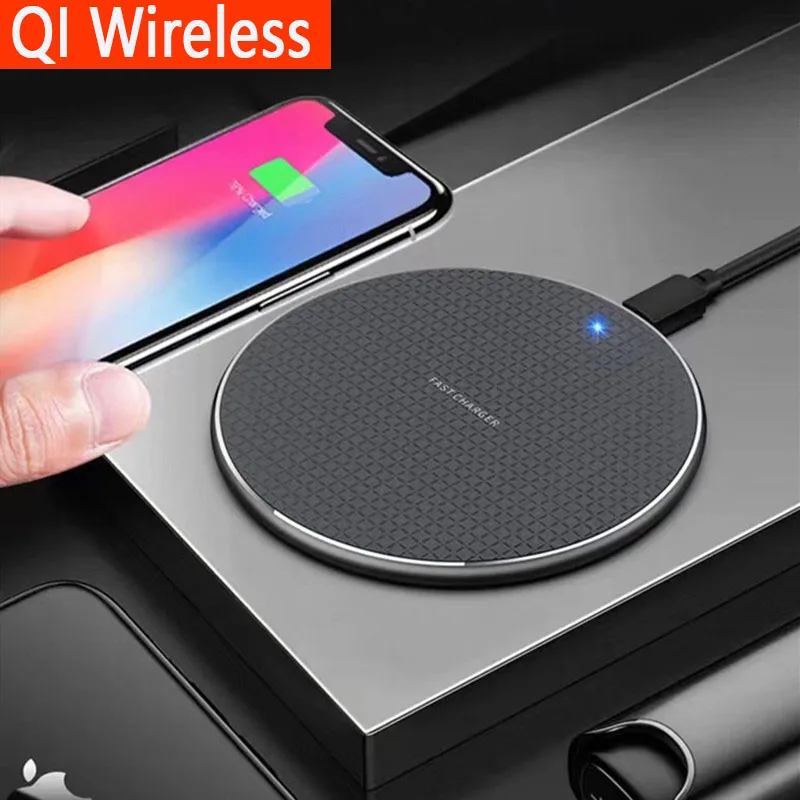 

20W Fast Wireless Charger For Samsung Galaxy S10 S9 S8 Note 9 USB Qi Charging Pad for iPhone 11 Pro XS Max XR X 8 Plus 13 14 12