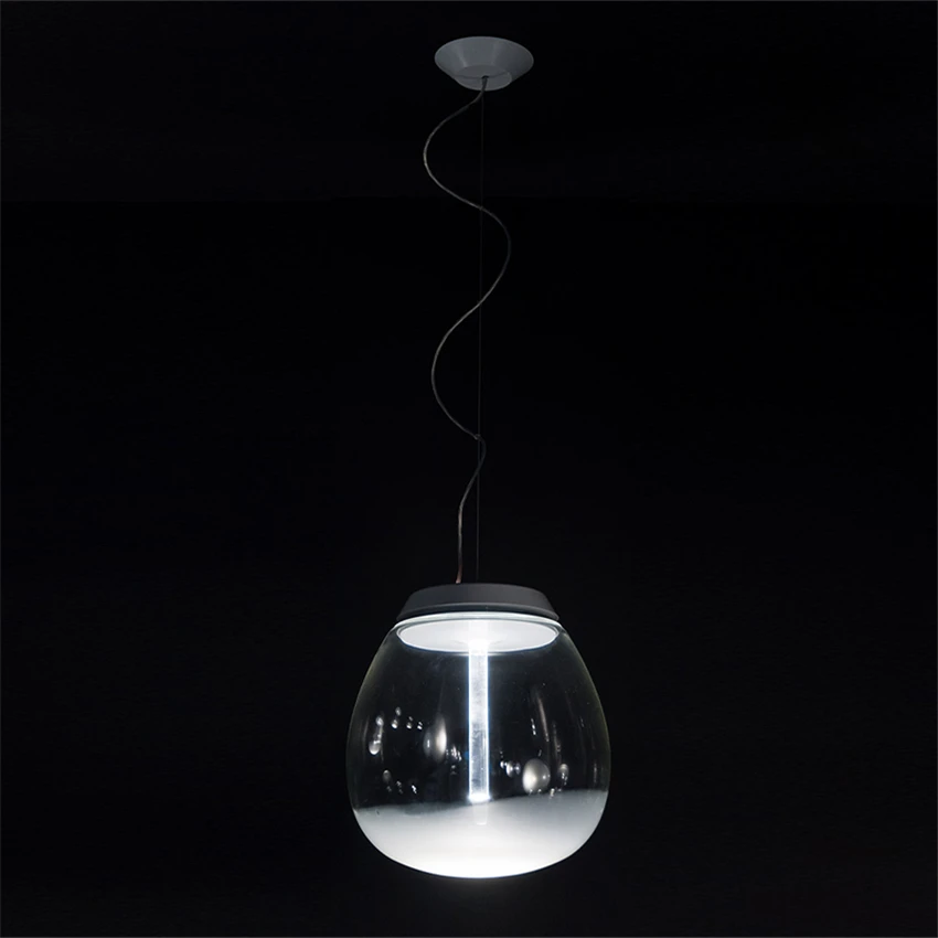

Modern Luxury Transparent Glass Pendant Lamps Restaurant Cafe Art Decoration Living Room Bedroom Corridor Fixture Pendant Lights