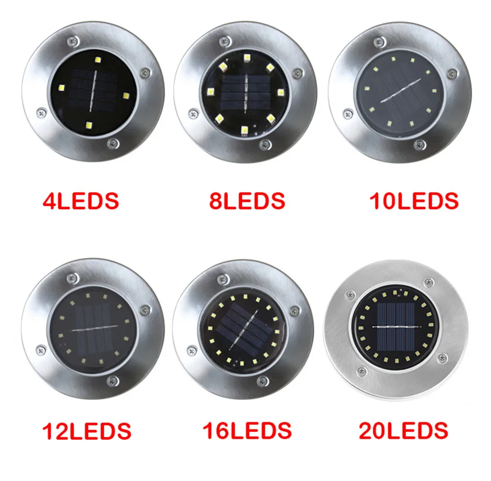 4 шт. фонарь на солнечной батарее с чувствительным датчиком света | Освещение