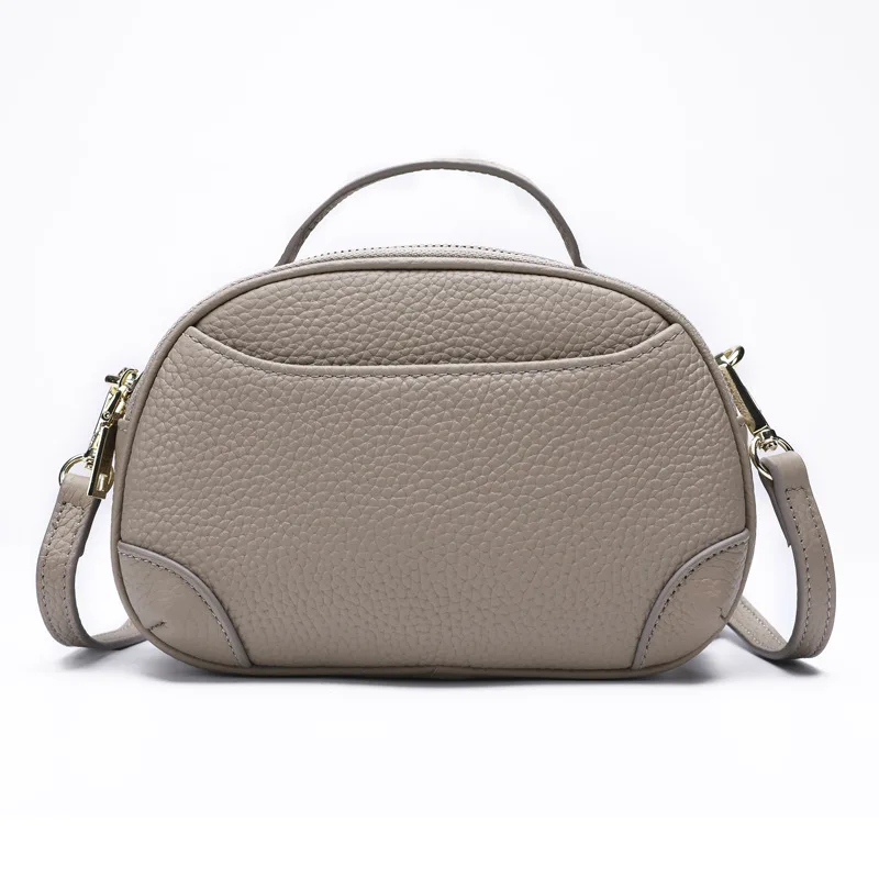 Модные маленькие женские сумки-мессенджеры из натуральной кожи повседневные