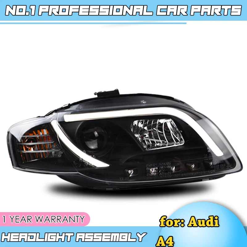 Автомобильные аксессуары для Audi A4 B7 фары 2005 2008 светодиодный ные DRL линзы двойной