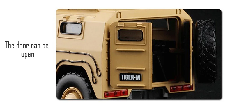 JK 1:32 Россия Тигр бронированный автомобиль Взрывозащищенная военная модель Свет Звук Металлические литые игрушки для детей Горячие Weels