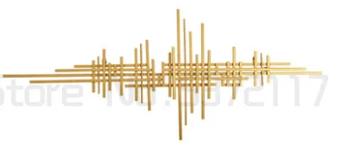 

Настенное украшение для телевизора, настенный креативный железный металлический Настенный декор с подвеской для спальни