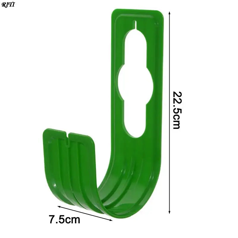 Green Garden Hose Hanger Car Holder Wall Mount Plastic RustFree | Дом и сад