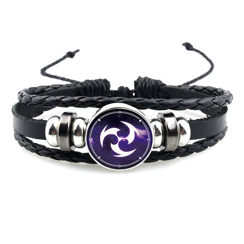 Игровые костюмы для косплея Genshin реквизит глаз Бога Огонь скала ледяной элемент