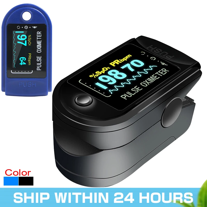 

Medical Household Digital Fingertip pulse Oximeter Blood Oxygen Saturation Meter Finger SPO2 PR OLED Monitor health Care