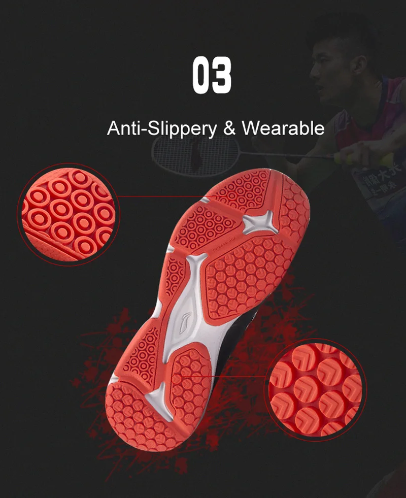 Li-Ning/Мужская обувь для бадминтона acceleration V3 с дышащей подкладкой; спортивная обувь; кроссовки; AYTP033 XYY140