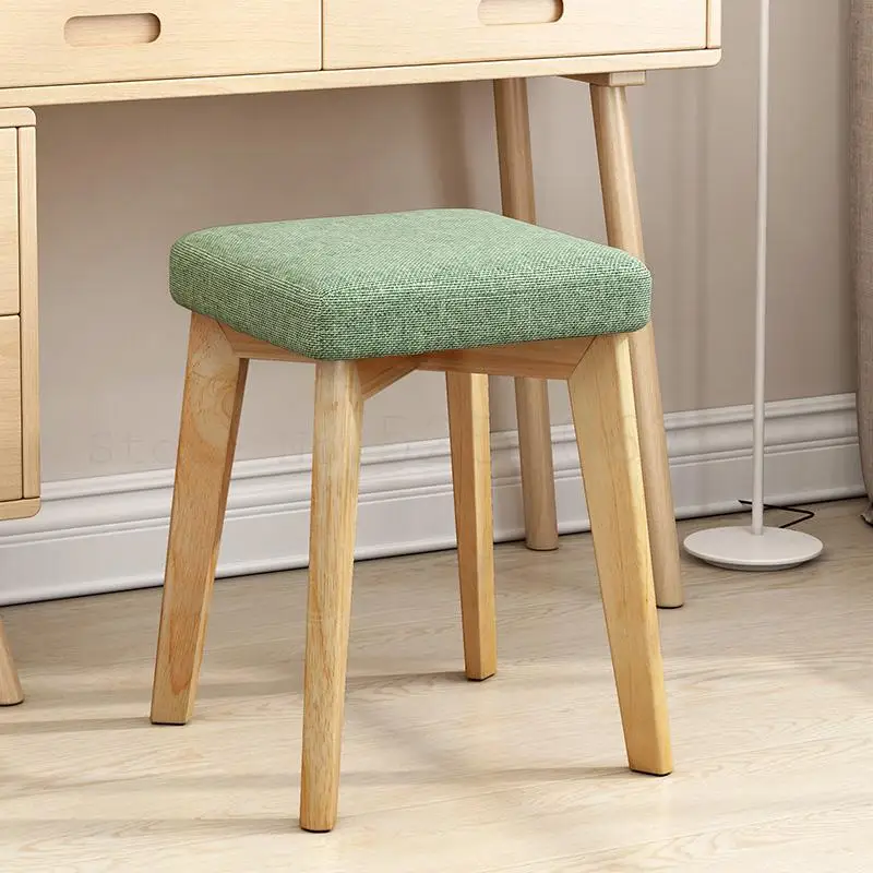 Benches Household Solid Wood Small Bench Sofa Fashion Creative Simple Modern Chair Round Low Stool |