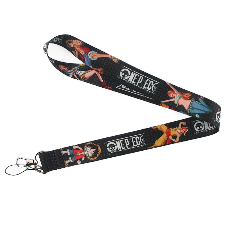 

Cartoon character lanyard for key in mobile phone straps necklace card holders webbing ribbons keychain keyring E0715