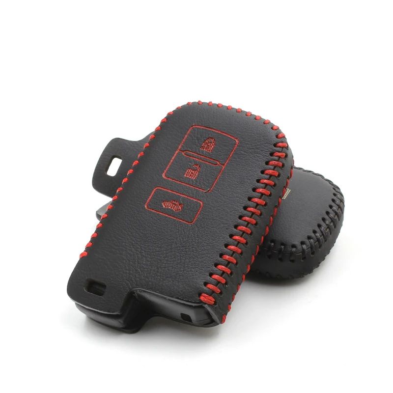 

3 Button Car Key Case KeyChain for toyota camry 2012 2.5v/2.5g/2.5s Genuine Leather Car Key Cover wallet holder 2012