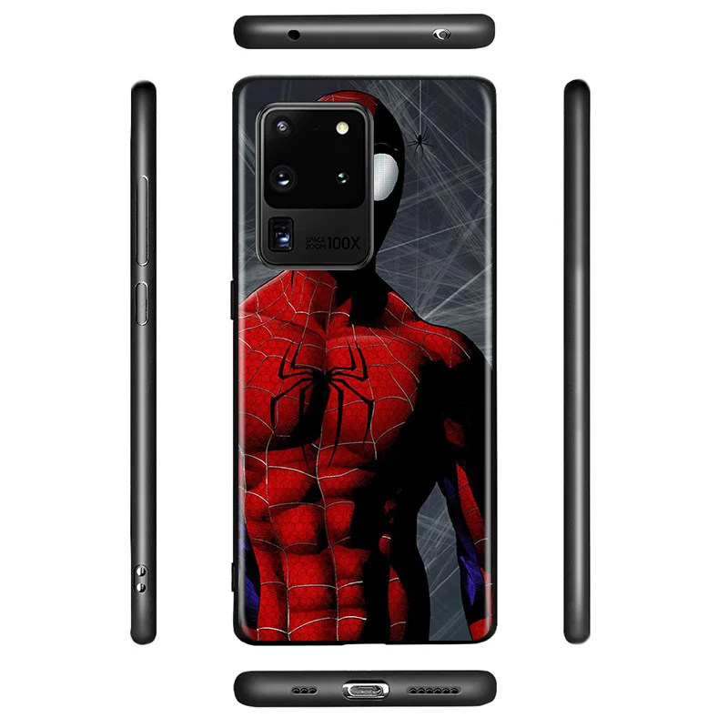 

Marvel Super Hero Avengers Spider-Man For Samsung Galaxy A31 A51 A71 A91 A12 A32 A42 A52 A72 A02S TPU Silicone Black Phone Case