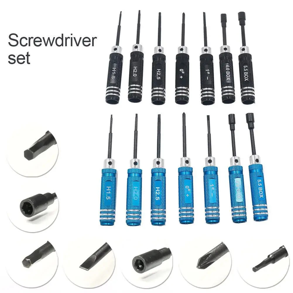 

7Pcs Hexagonal Screwdriver DIY Install Removal Tools Set for RC Drone Quadcopter