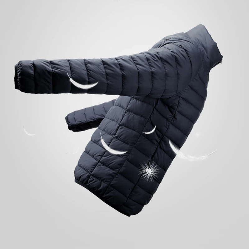 Новый осень-зима светильник пуховая хлопковая куртка для мужчин модная зимняя с