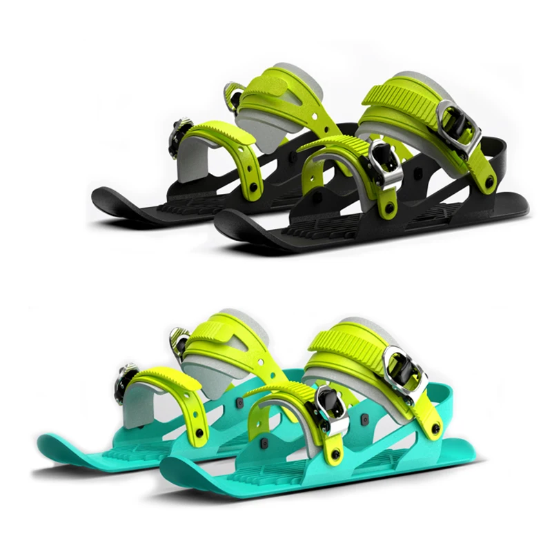 Mini Skis Snowblades for Snow Skis for Winter Shoes Short Snowskates Snowblades Skiboards Portable&Light Ski-shoes Outdoor Sport