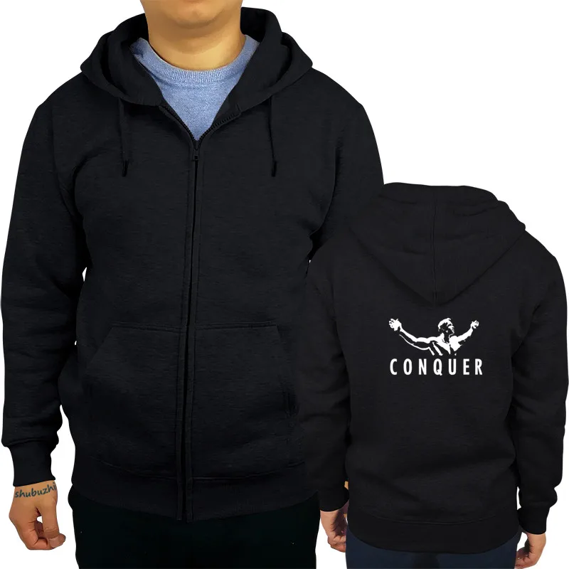 

Arnold Schwarzenegger hoodies Arnold Schwarzenegger Conquer hoodie brand Oversized jacket Classic sbz8063