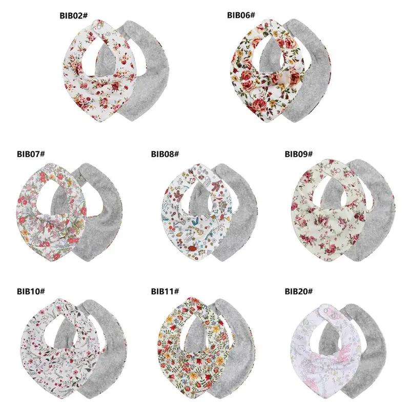 

Baby Boy Girl Waterproof Saliva Towel Kids Toddler Feeding Burp Triangle Bib