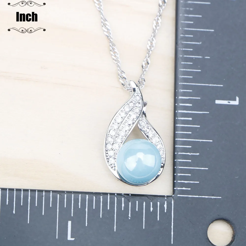 Женский ювелирный комплект из колье и серёг серебра 925 пробы|Ювелирные наборы| |