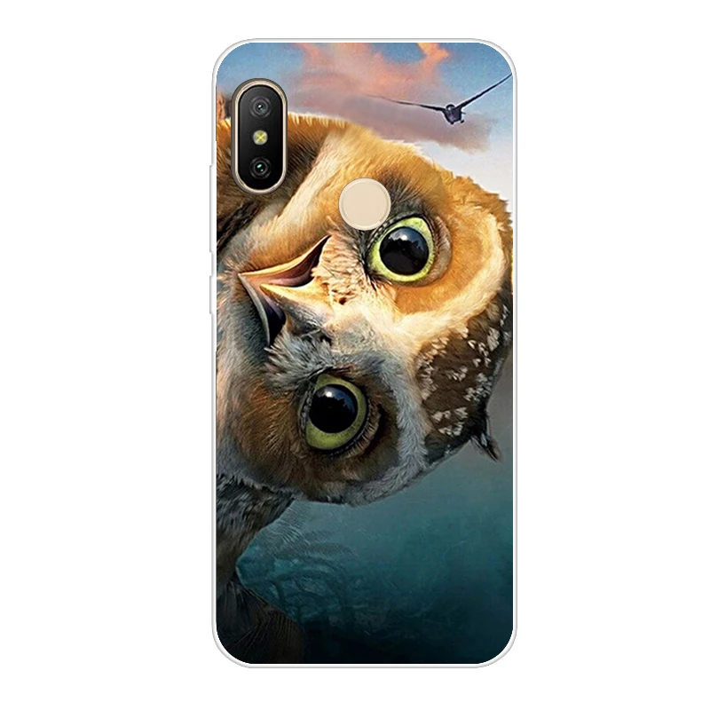 Силиконовый чехол бампер для Xiaomi Redmi Note 6 Pro милый сумка Xiomi Xioami Note6 чехлы