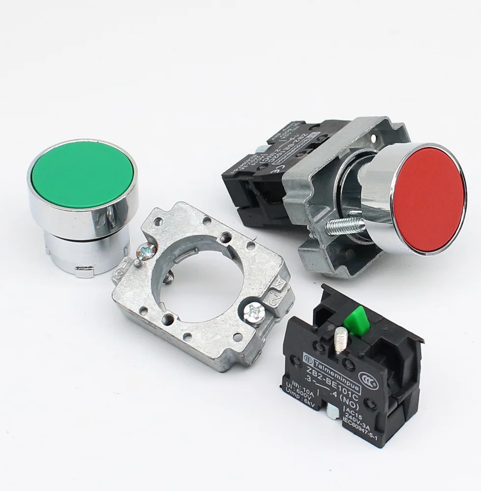 22mm Momentary Push button switch 10A/415V NC/NO XB2-BA11 XB2-BA21 XB2-BA31 XB2-BA42 XB2-BA51 XB2-BA61 Button | Обустройство дома
