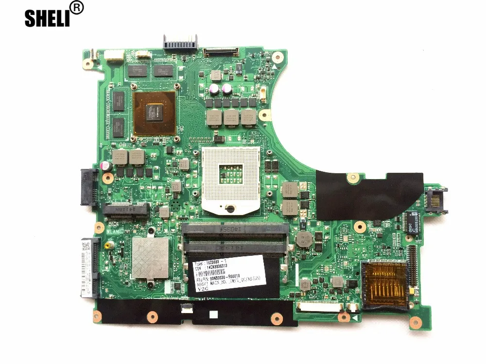 Материнская плата 60NB0030-MB1000 N56VM REV: 2 3 с ГТ 635M GPU и 2G RAM 90NB0030-R00010 для ноутбуков ASUS N56VJ |