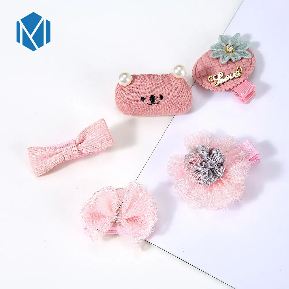 5 шт. набор заколок для волос с кроличьими ушками детей аксессуары Милая