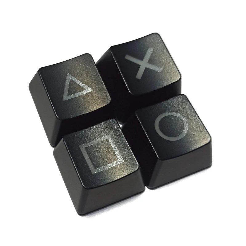 

4Pcs Shine Through Keycaps ABS Backlit Etched Shine-Through Light Keyboard Keycap Arrowkey Functions Oem Profile