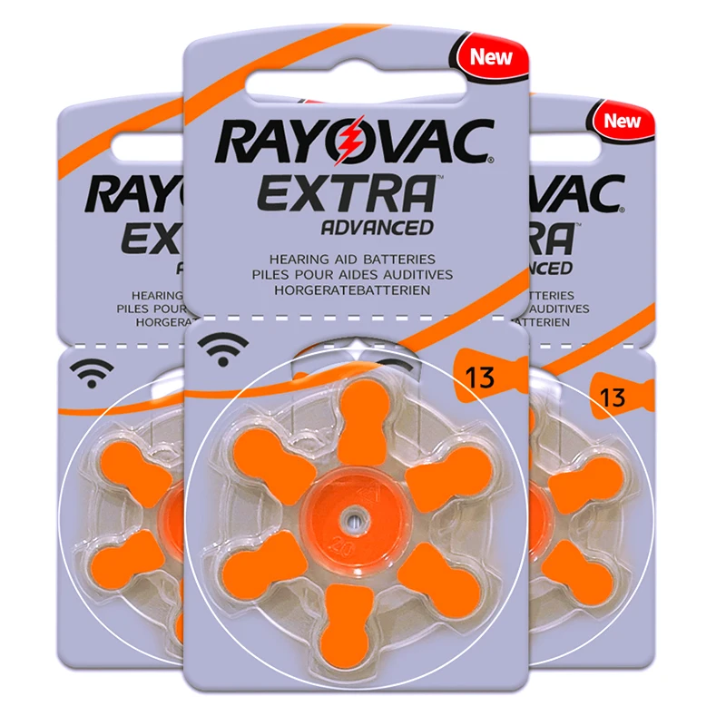 

Аккумуляторы для слухового аппарата Rayovac 13 A13 13A S13 P13 PR48, 1,45 в