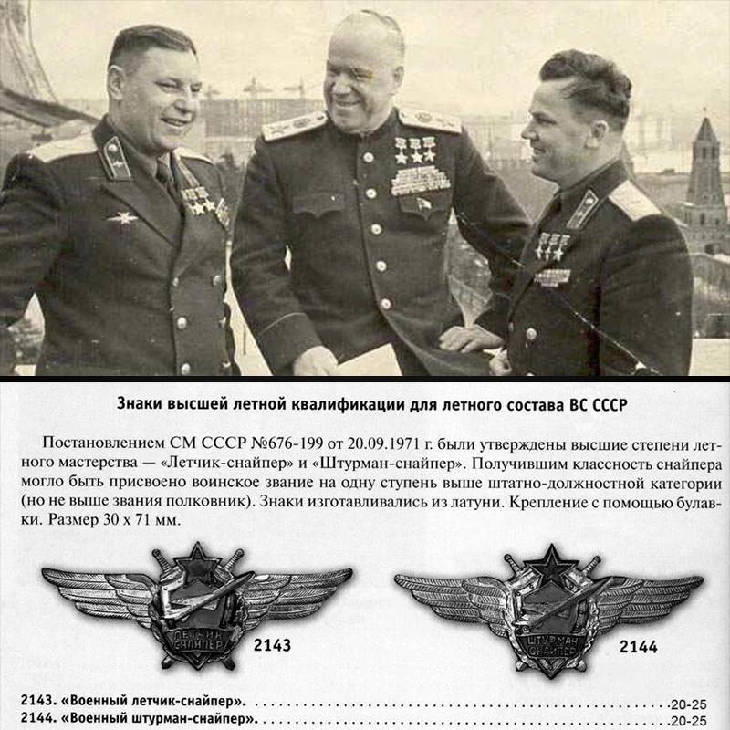 Советский советский авиаполет эмблема Снайпер герой Глория медаль общий пилот