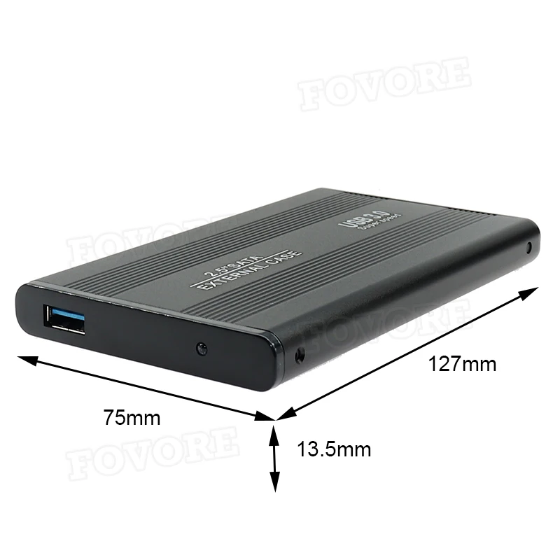 Лидер продаж внешний жесткий диск SATA 3 0 USB 2 5 дюйма HD алюминиевый корпус/Чехол Al