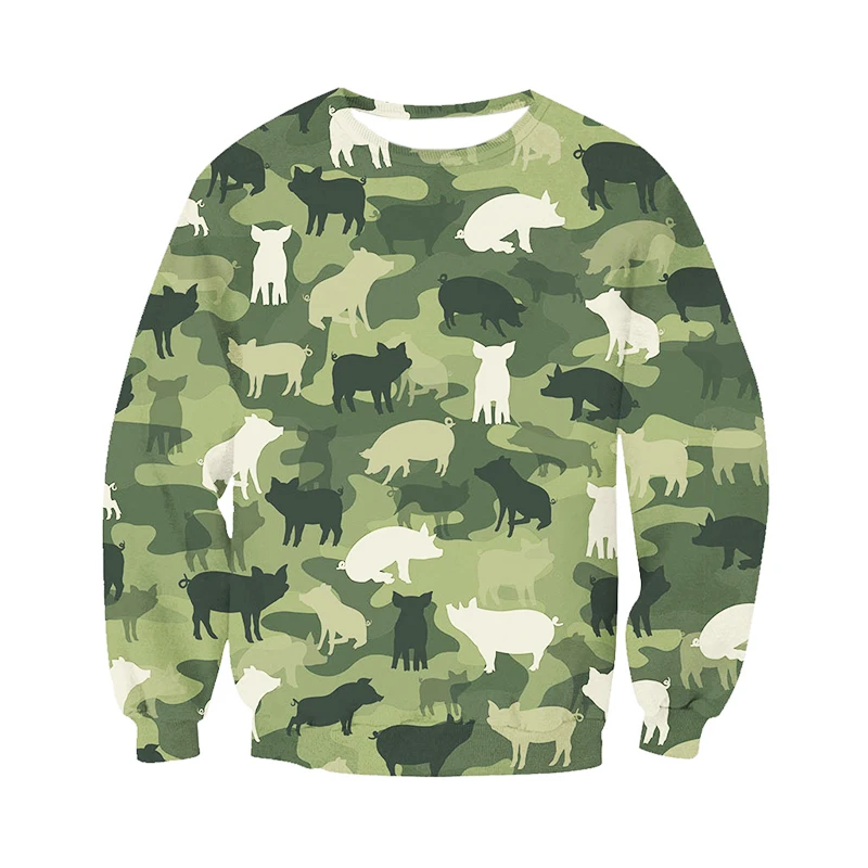 

JUMEAST New 3d Printed Camouflage Animal T-shirt Bodybuilding Tights Fitness Men Camo Long Sleeve T Shirts 7xl