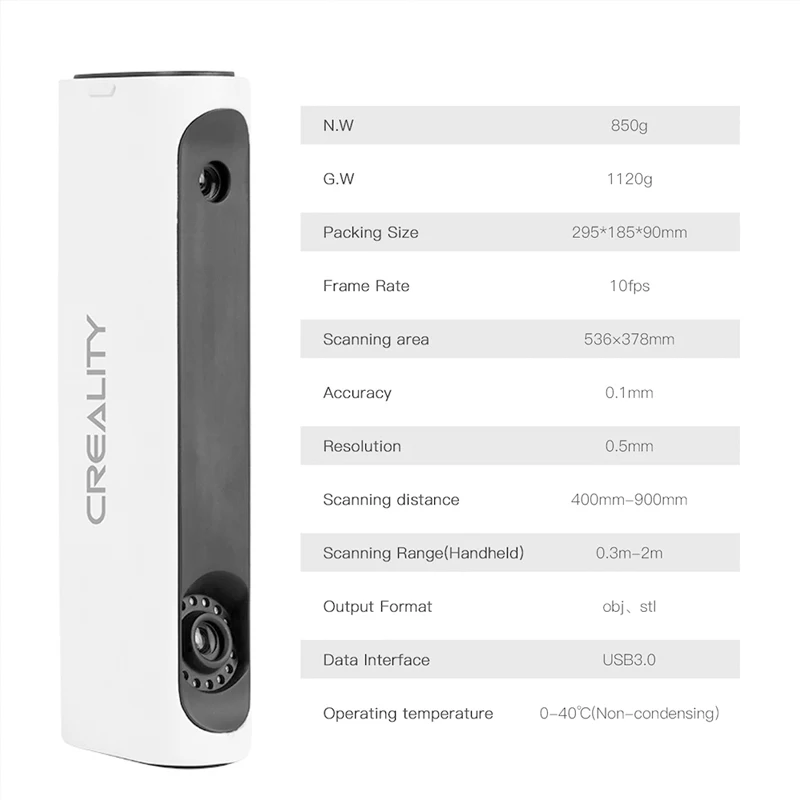 3d-сканер Creality CR-Scan 01 высокоточный автоматический комбинированный промышленный