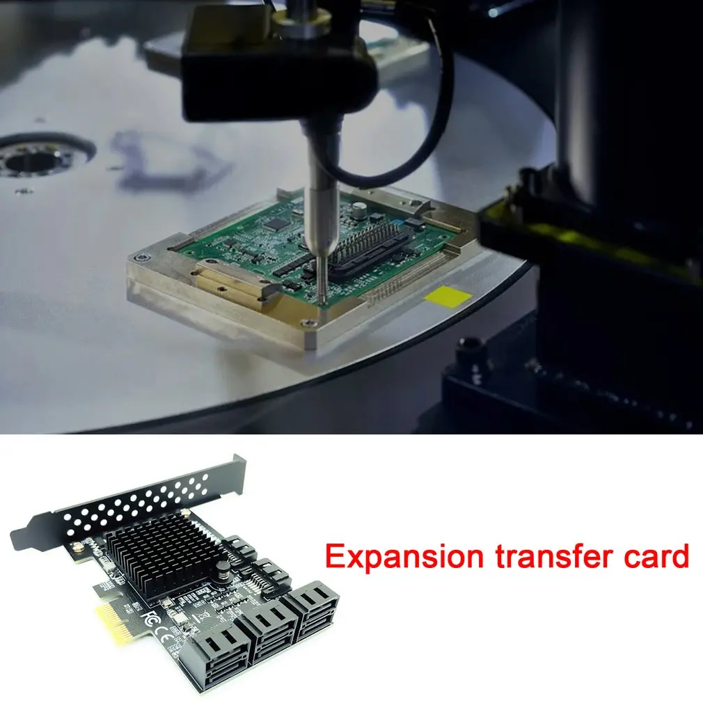 плата расширения pci express 8 портов sata