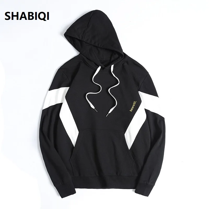 Трикотажные пуловеры с капюшоном и надписями в стиле Ins плотные бархатные для